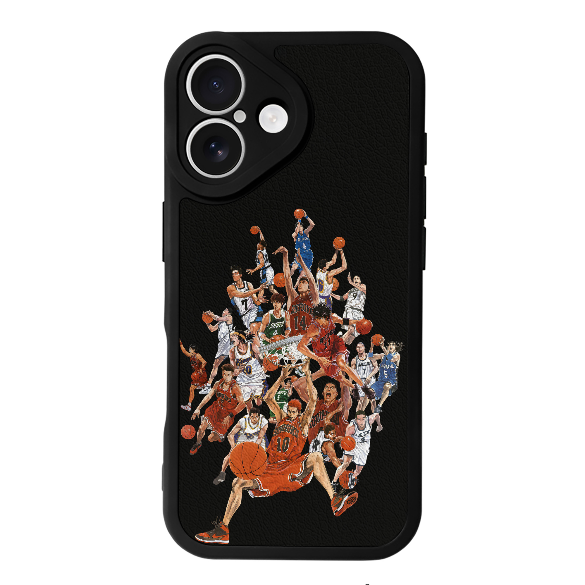 （画像用） SLAM DUNK／スラムダンク 【iPhone 16シリーズ対応】シリコンスマホケース（レザー調） 材質：シリコン